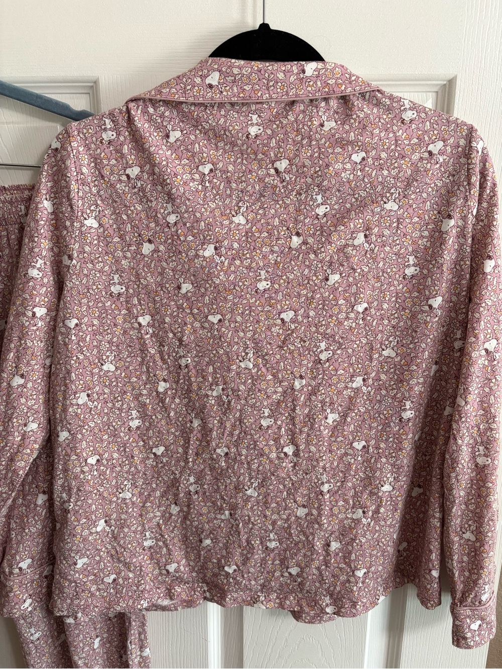 Peanuts women'secret Snoopy pajamas sleepwear pink floral comfy cozy M - Picture 4 of 9